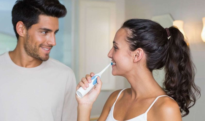 Bàn chải điện Lock&Lock có mức dung lượng pin lên đến 700 mAh