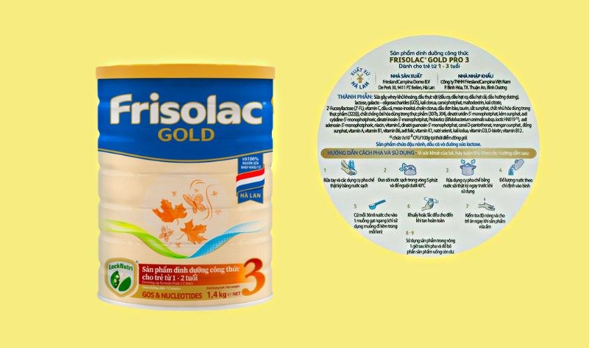 Mẹ nên xem bảng thành phần sữa trước khi chọn mua 