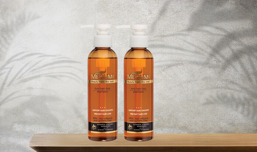 Dầu gội Megumi chứa nhiều thành phần thiên nhiên