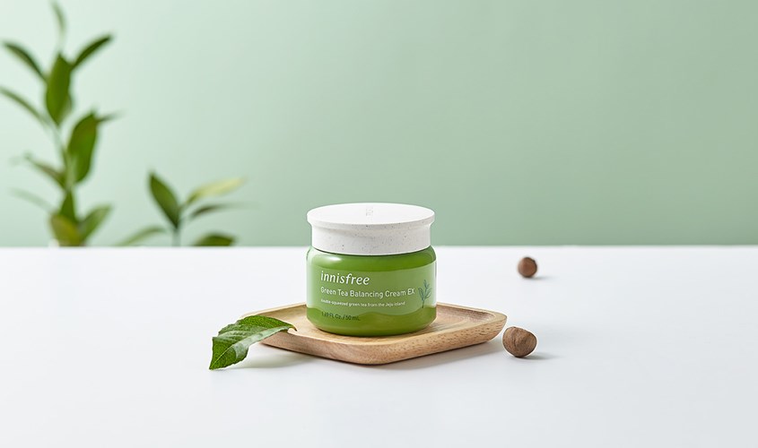 Kem dưỡng da trà xanh Innisfree Green Tea Balancing Cream EX