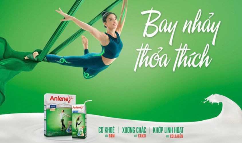 Sữa Anlene tăng cường khả năng hấp thu Canxi