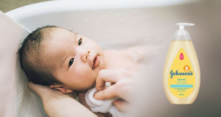 Sữa tắm gội cho bé Johnson
