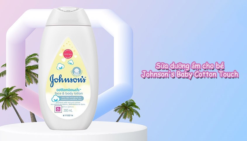 Sữa dưỡng ẩm cho bé Johnson