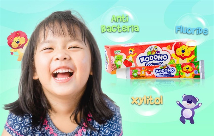 Thành phần chính trong kem đánh răng Kodomo