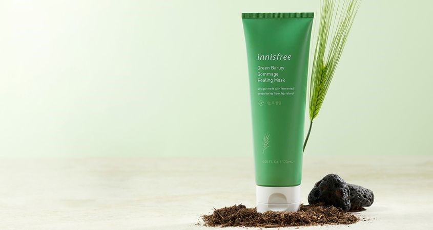 Mặt nạ tẩy tế bào da chết từ lúa mạch xanh Innisfree Green Barley Gommage Mask