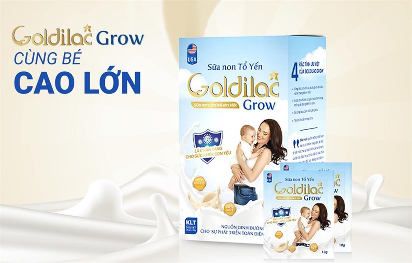 Thương hiệu sữa non tổ yến Goldilac Grow