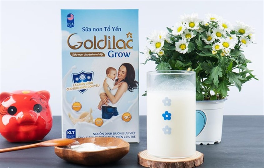 Các thành phần của sữa non tổ yến Goldilac Grow