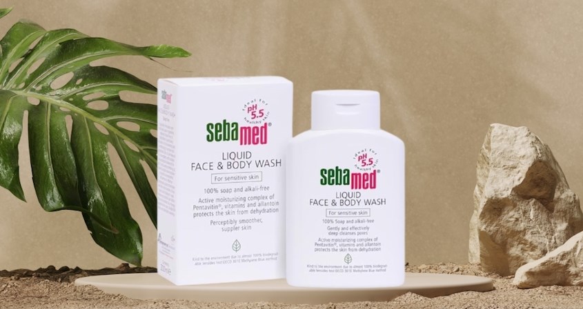 Sữa tắm Sebamed liquid face and body wash