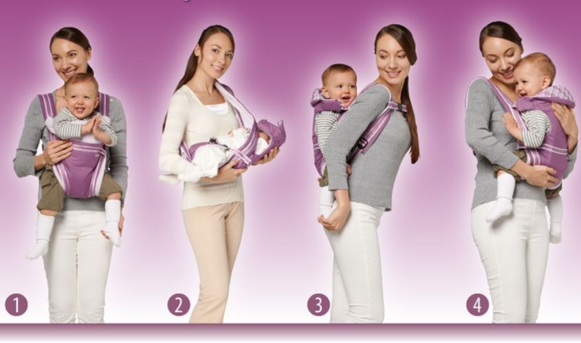 Địu em bé Aprica Pitta màu Beige cho bé từ 0 - 36 tháng