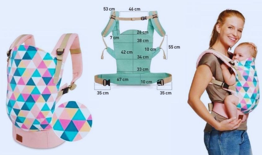 Địu em bé Kinderkraft KK.NINO cho bé từ 3 tháng tuổi