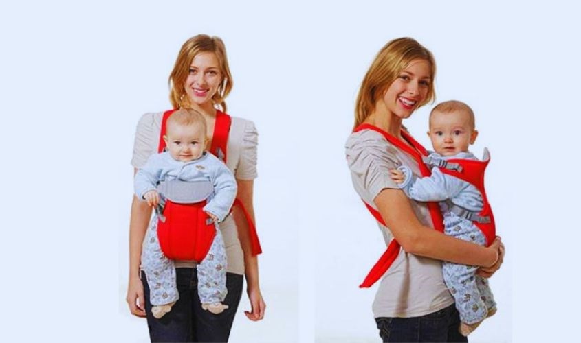 Mẹ cần lưu ý chọn địu tốt để em bé được ngồi thoải mái