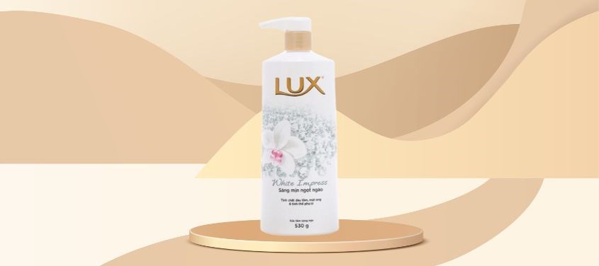 Sữa tắm kích trắng Lux White Impress