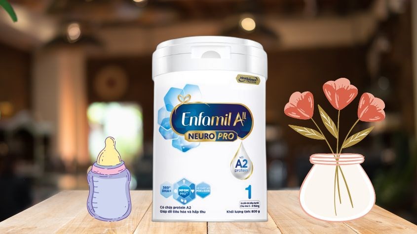 Sữa bột Enfamil AII Neuropro Infant Formula số 1 800g (0 - 6 tháng)