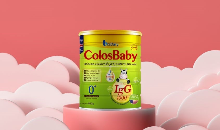 Sữa bột ColosBaby Gold 0+ hương vani 800g Sữa bột ColosBaby Gold 0+ hương vani 800g