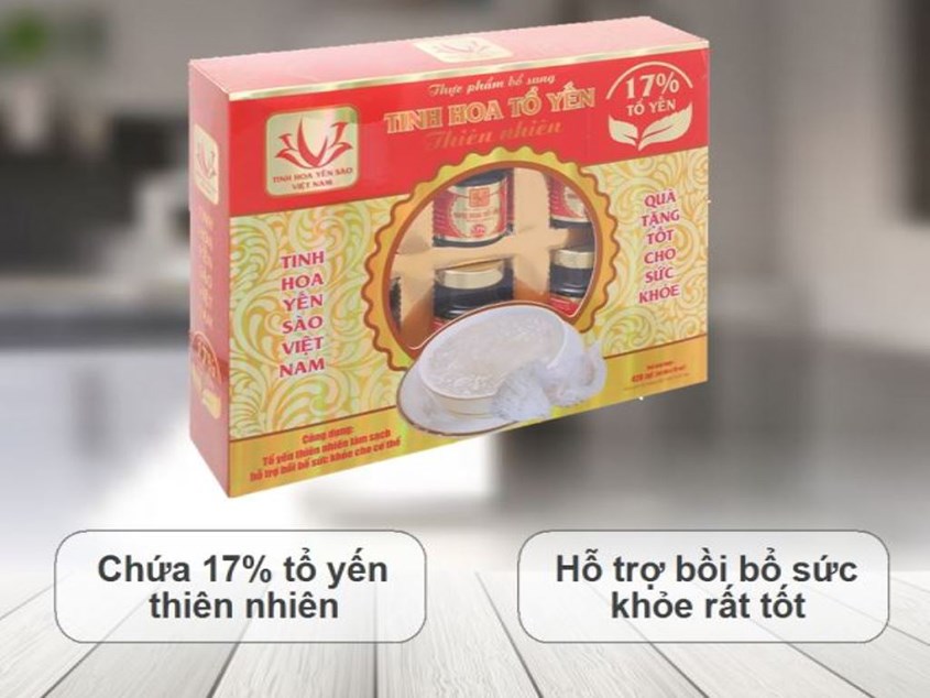 Hộp 6 hũ nước yến sào Tinh Hoa 70 ml