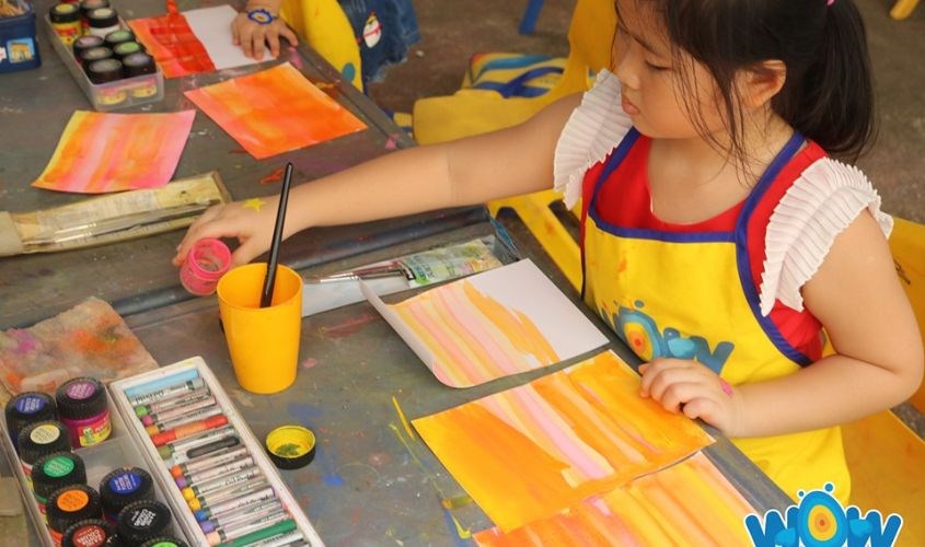 Vẽ tranh giúp bé phát triển trí tưởng tượng và sáng tạo cao