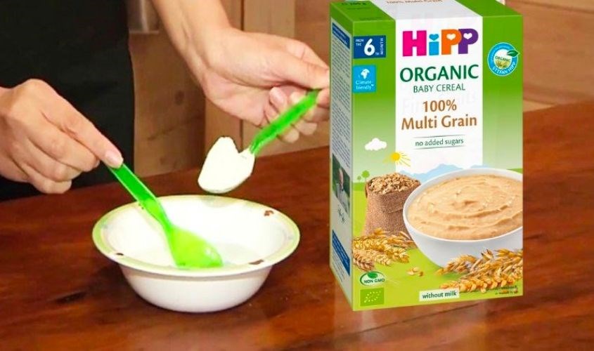 Bột ăn dặm không chứa sữa của HiPP