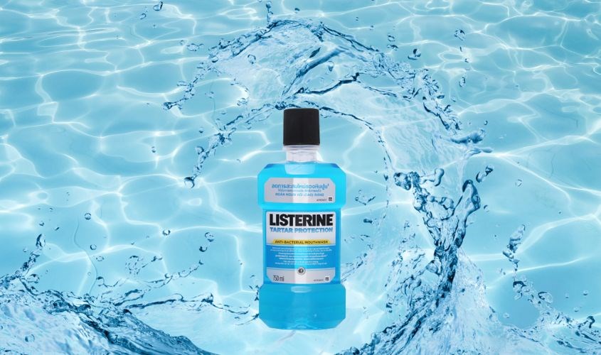 Nước súc miệng LISTERINE Tartar Protection ngừa vôi răng 250 ml hương bạc hà (từ 12 tuổi)