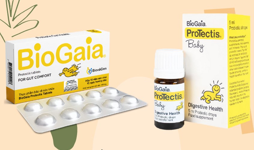 Men vi sinh cho bà bầu Biogaia Protectis