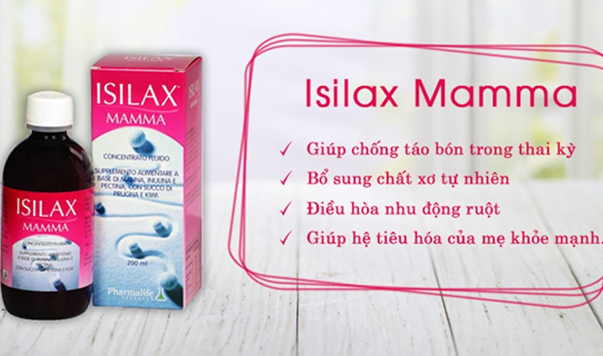 Men vi sinh cho bà bầu Isilax Mamma