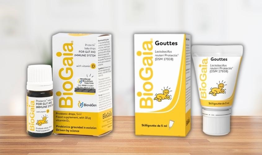 Biogaia dạng nhỏ giọt và Biogaia dạng tuýp