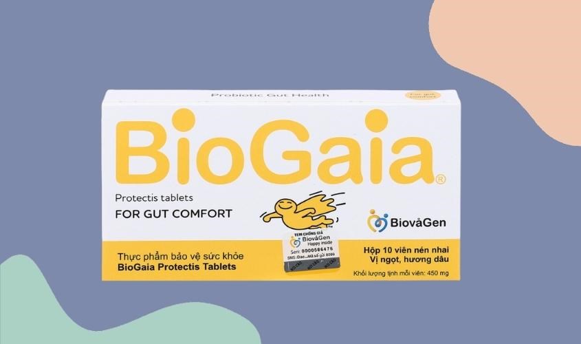 Viên nhai BioGaia Protectis Tablets bổ sung lợi khuẩn 10 viên