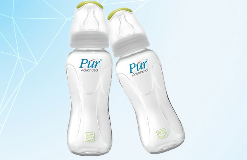 Bình sữa nhựa PP Pur Advanced 1802 cổ hẹp 250 ml Bình sữa nhựa PP Pur Advanced 1802 cổ hẹp 250 ml