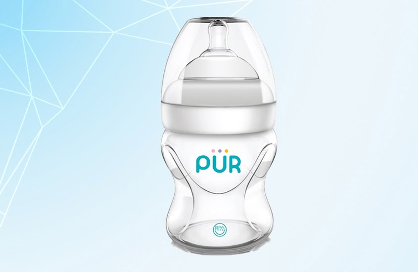 Bình sữa nhựa PP Pur Milk Safe 9811 cổ rộng 150 ml Bình sữa nhựa PP Pur Milk Safe 9811 cổ rộng 150 ml
