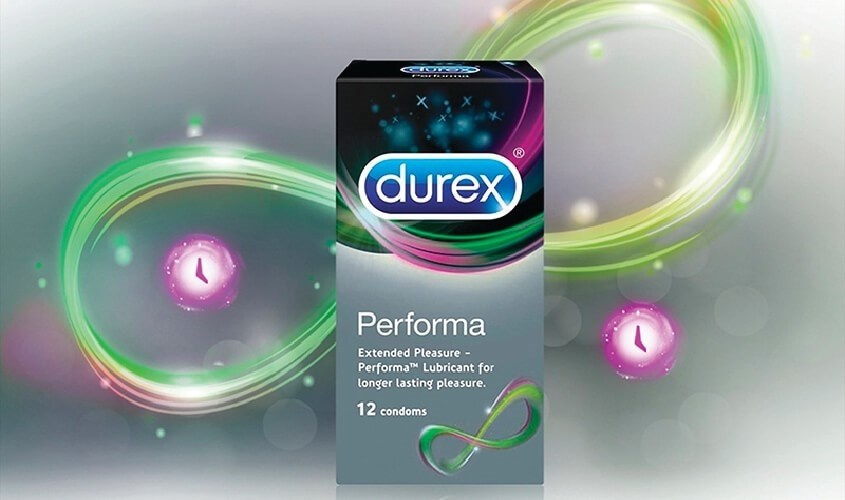 Bao cao su Durex Performa là sản phẩm của thương hiệu Durex