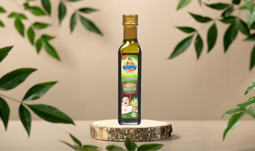 Dầu oliu Kiddy ăn dặm cho bé chai 250 ml (từ 6 tháng)