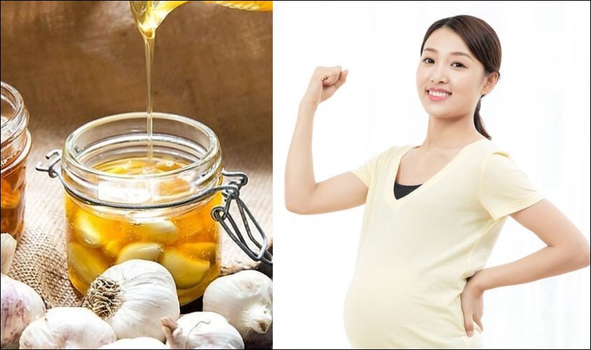 tỏi mật ong tốt cho bà bầu