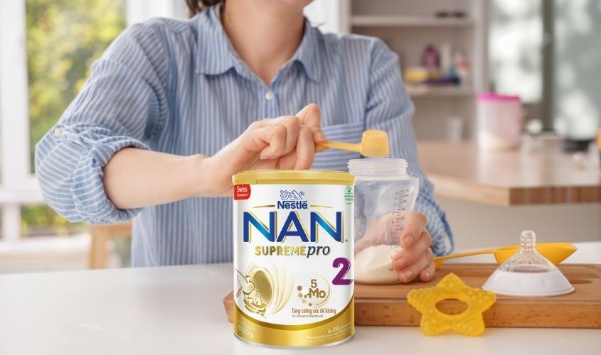 Sữa bột NAN Supremepro số 2 800g (6 - 24 tháng) dành cho trẻ dị ứng đạm sữa bò