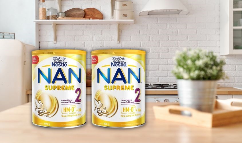 Sữa Nan Supreme 2 có vị khá đắng