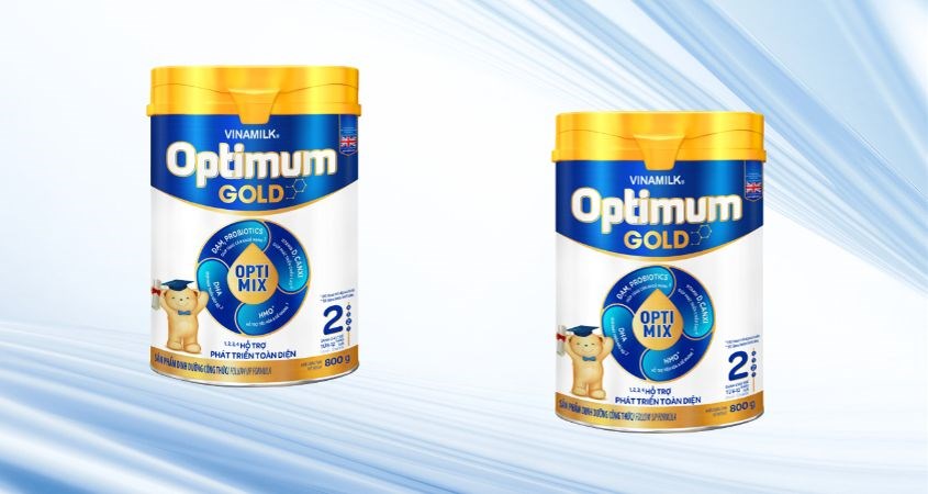Sữa bột Vinamilk Optimum Gold số 2 800g (6 - 12 tháng)