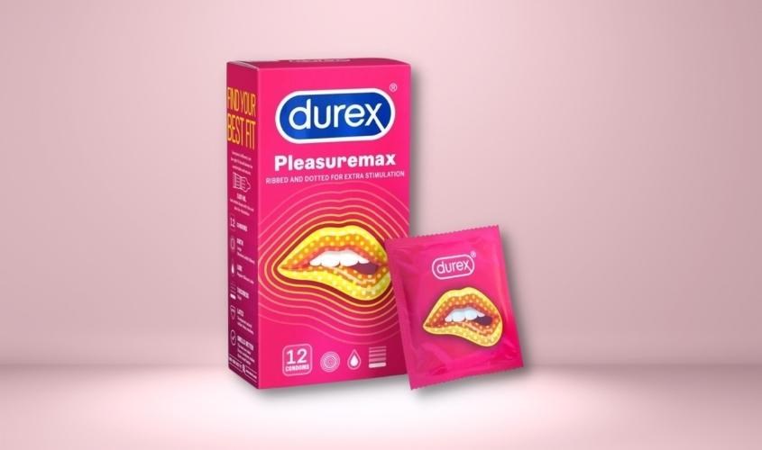 Bao cao su gai Durex Pleasuremax 