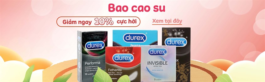 Bao cao su Durex Invisible Extra Thin Siêu Mỏng Vô Hình