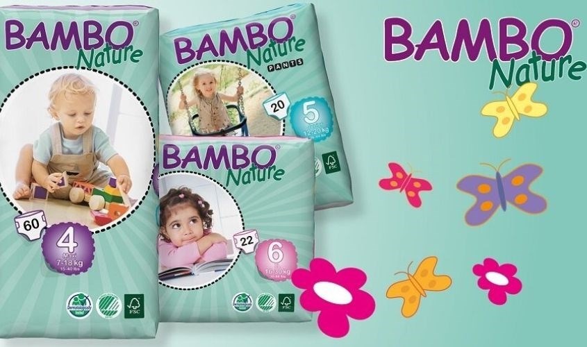 Tã giấy Bambo Nature có 6 size phù hợp với tất cả các độ tuổi