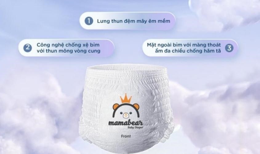 Thiết kế tinh tế của bỉm Mama Bear