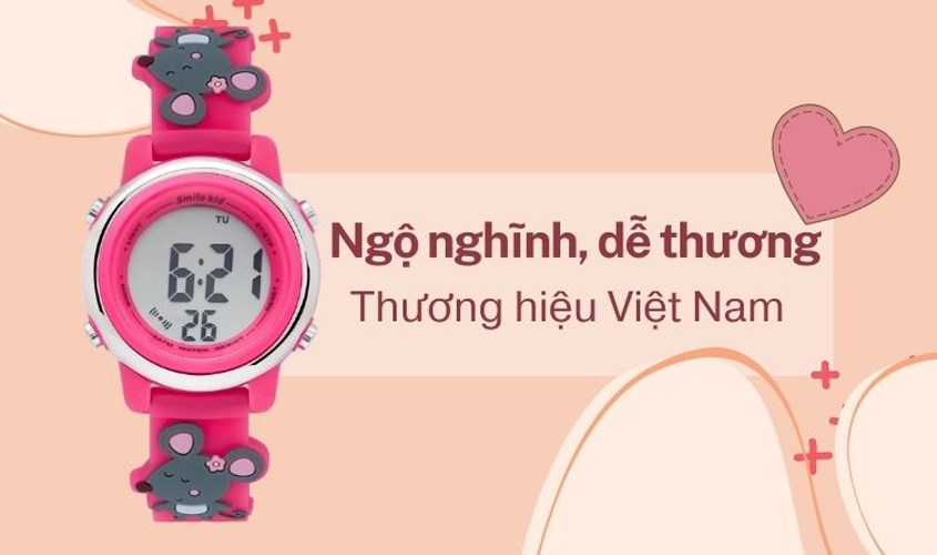 Đồng hồ trẻ em Smile Kid 34 mm chống nước SL382-1