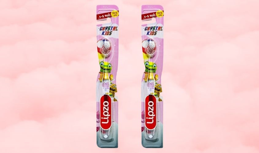 Bàn chải cho bé Lipzo Crystal Kids lông siêu mềm Bàn chải cho bé Lipzo Crystal Kids lông siêu mềm