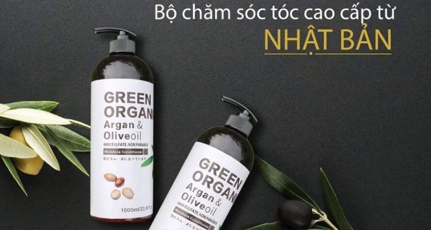 Dầu gội xả Leva Green Organic