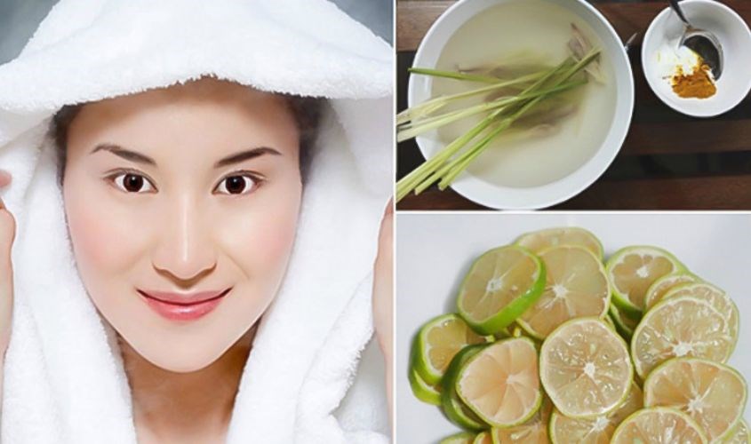 Gừng, sả, chanh khi kết hợp giúp đẩy mụn, sáng da