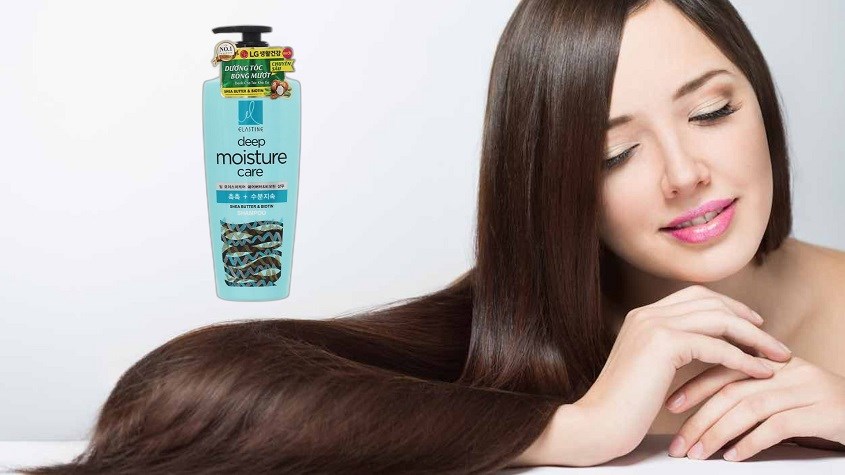 Dầu gội Elastine dưỡng tóc bóng mượt 