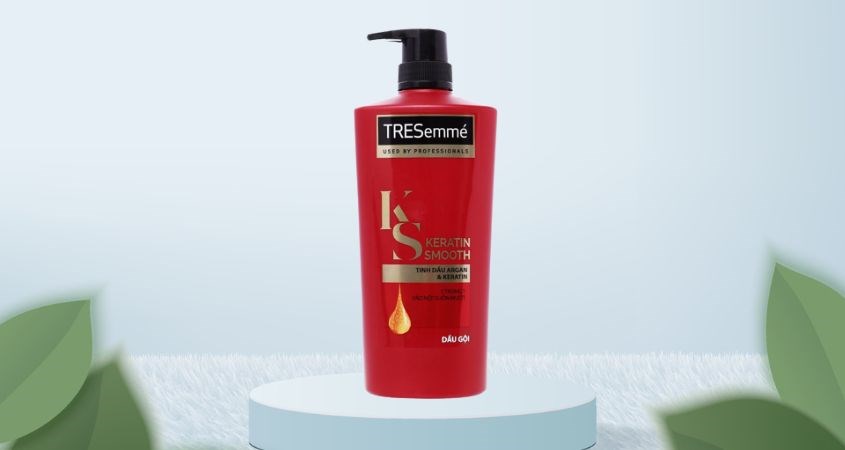 Dầu gội TRESemmé Keratin Smooth tóc vào nếp, bóng mượt 621 ml