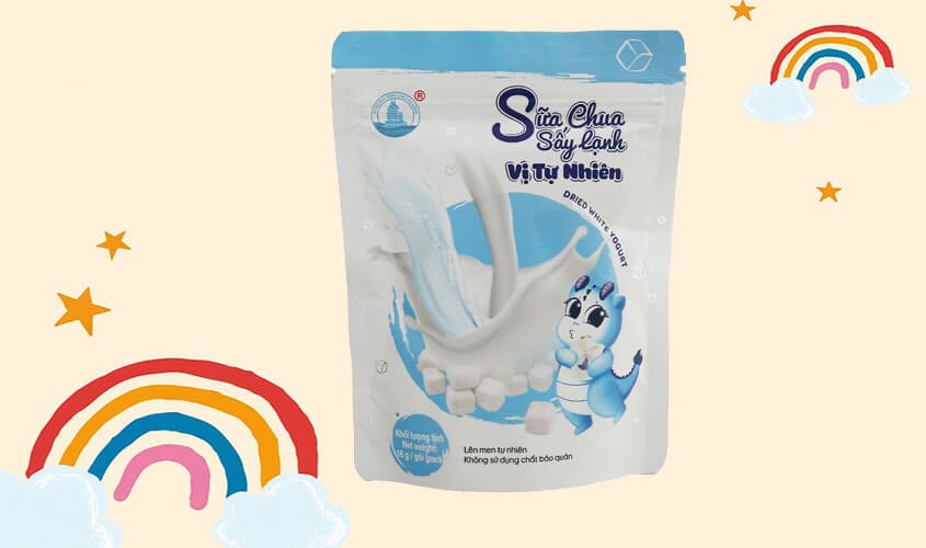 Sữa chua sấy lạnh vị tự nhiên Hạ Long gói 16g
