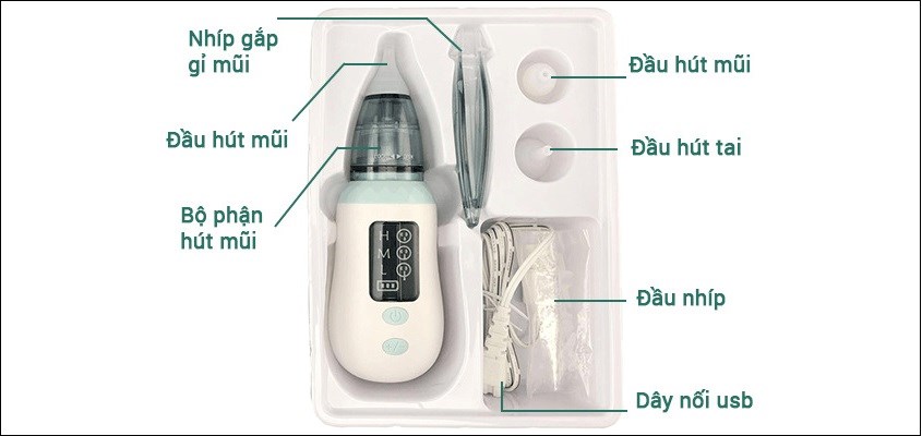 Máy hút mũi cho trẻ Vancocon VA-162