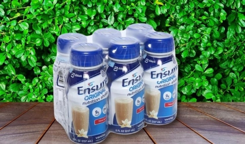 Lốc 6 chai sữa bột pha sẵn Ensure Original hương vani 237 ml