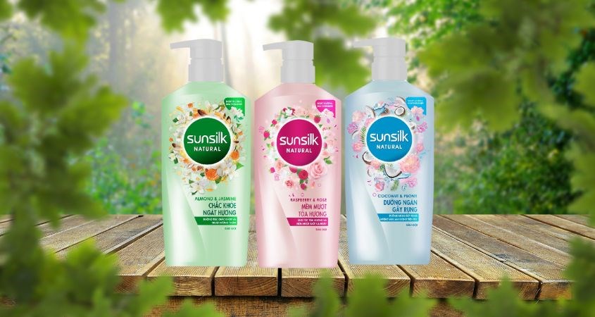 Dầu gội Sunsilk chiết xuất từ các thành phần thiên nhiên, lành tính