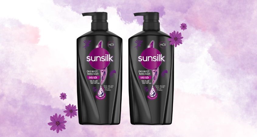 Dầu gội Sunsilk đen óng mượt rạng ngời 631 ml