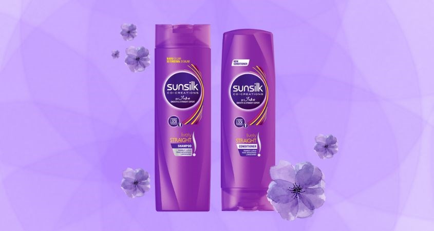 Dầu gội Sunsilk tím – Thẳng mượt hoàn hảo